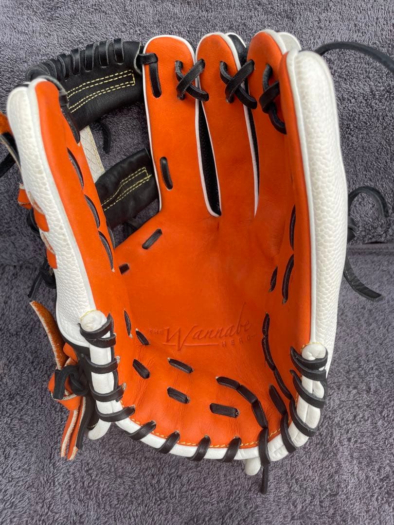 【中古美品/軟式用】Wilsonグローブ内野手用Hウェッブ