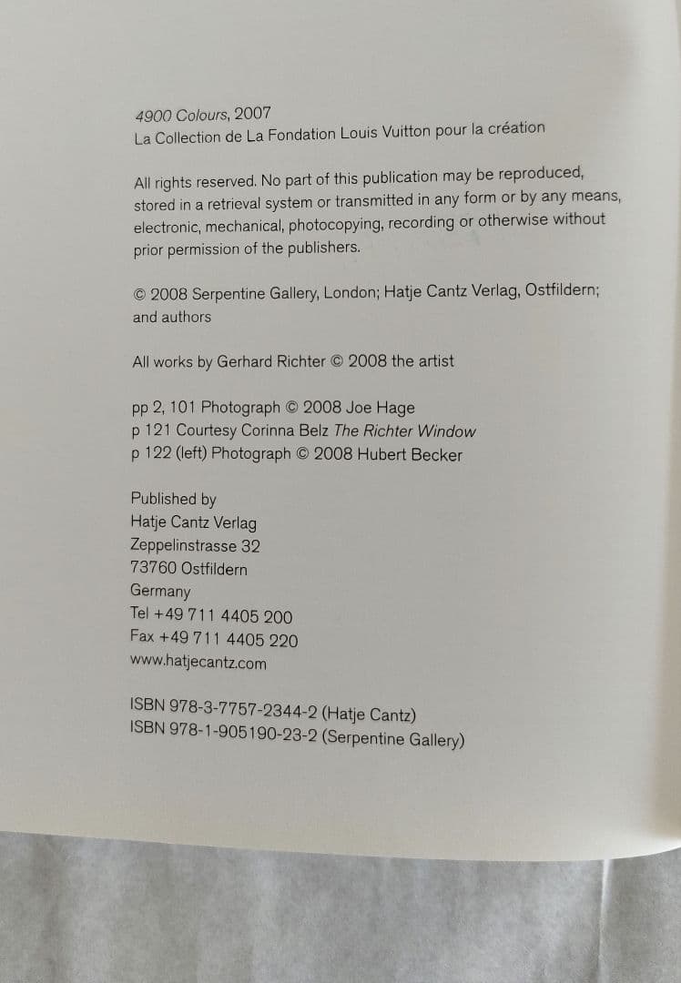 週末限定お値下げ　Gerhard Richter　リヒター　書籍
