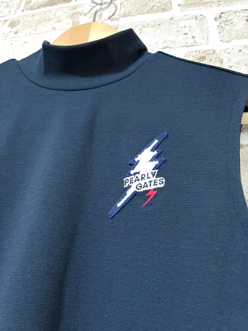 【早い者勝ち✨】新品 パーリーゲイツ ノースリーブモックネック サイズ0