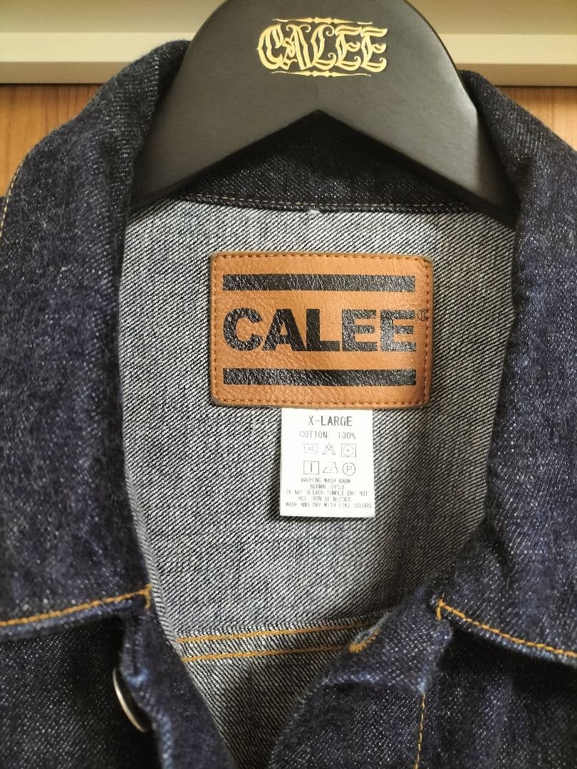 最終価格　CALEE デニム　ジャケット　XL