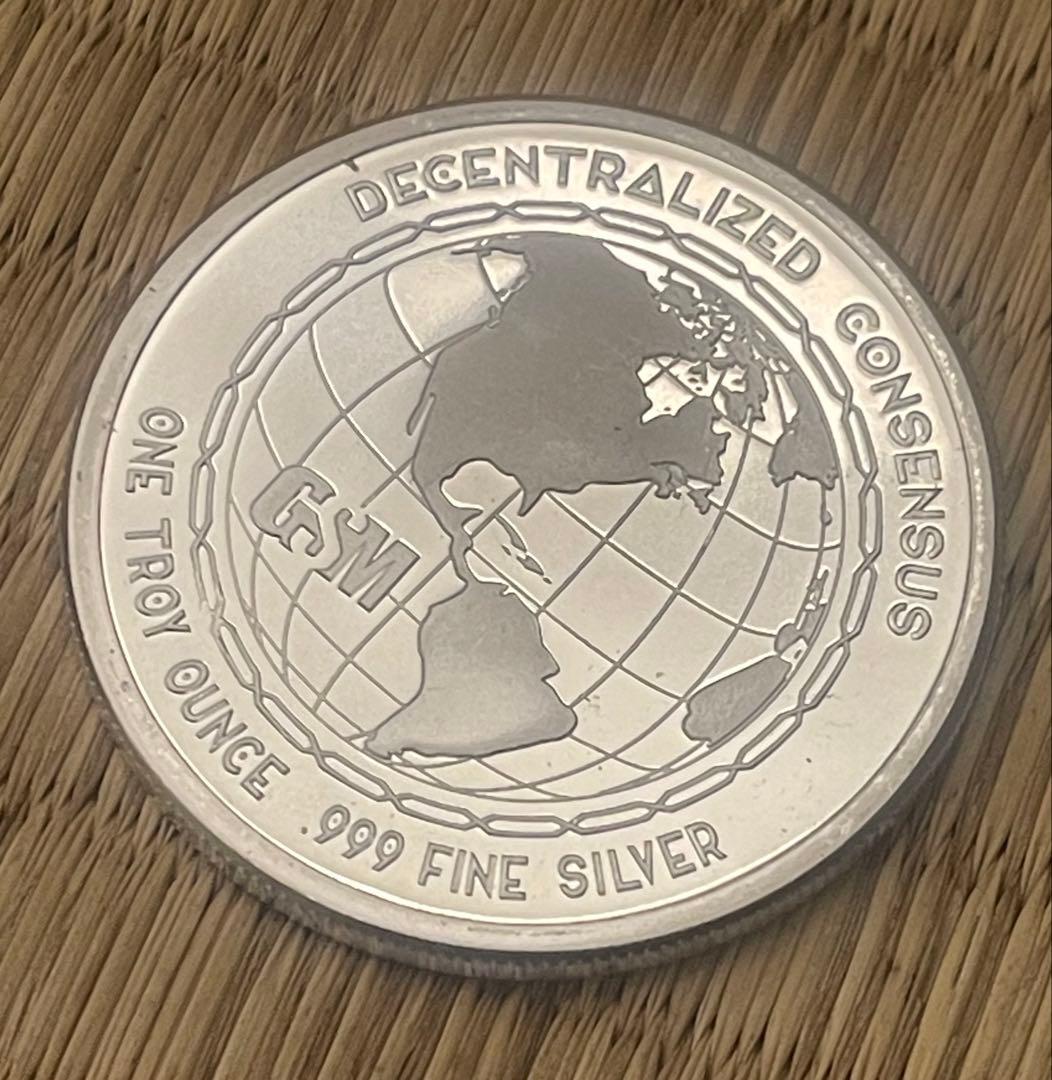 純銀　メダル　イーサリアム　刻印あり 31.1g