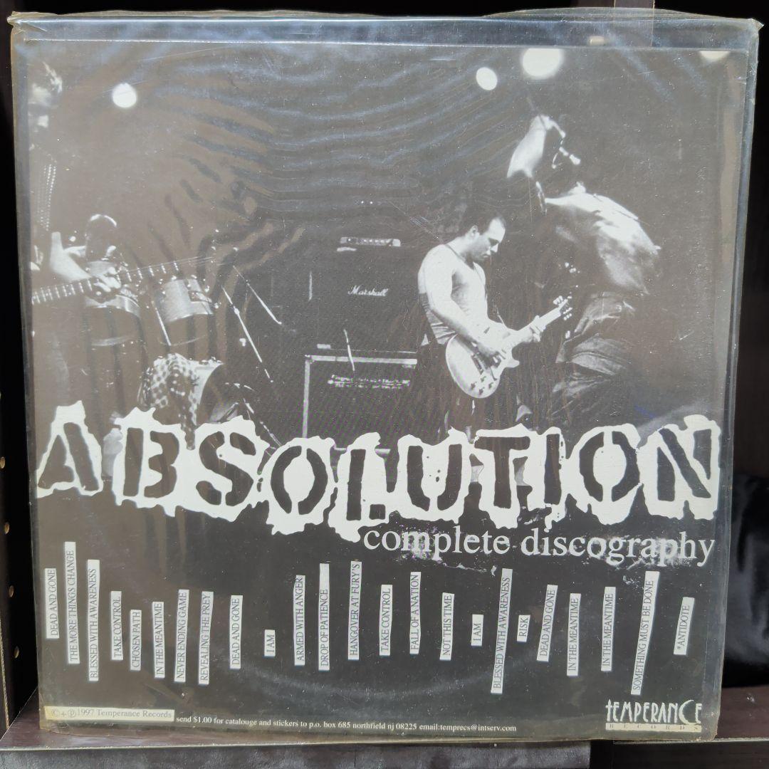 ABSOLUTION LP レコード NYHC ハードコア PUNK オリジナル