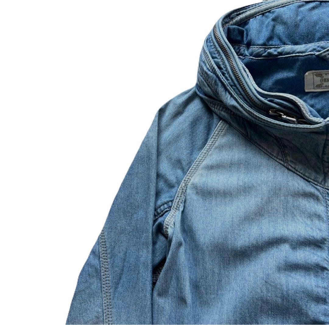 ジャケット・アウター 00s goa Denim Double Zip Hoodie archive