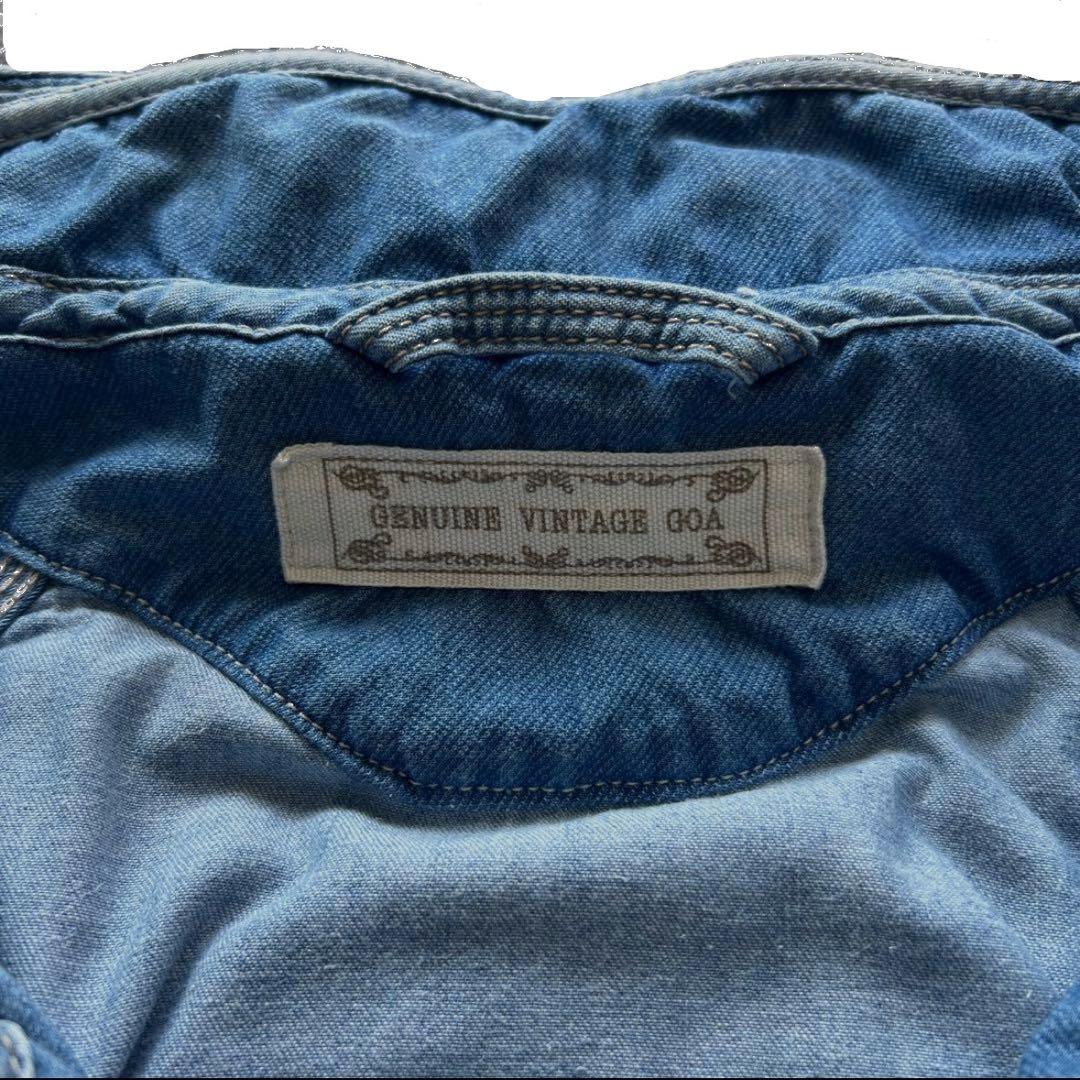 ジャケット・アウター 00s goa Denim Double Zip Hoodie archive