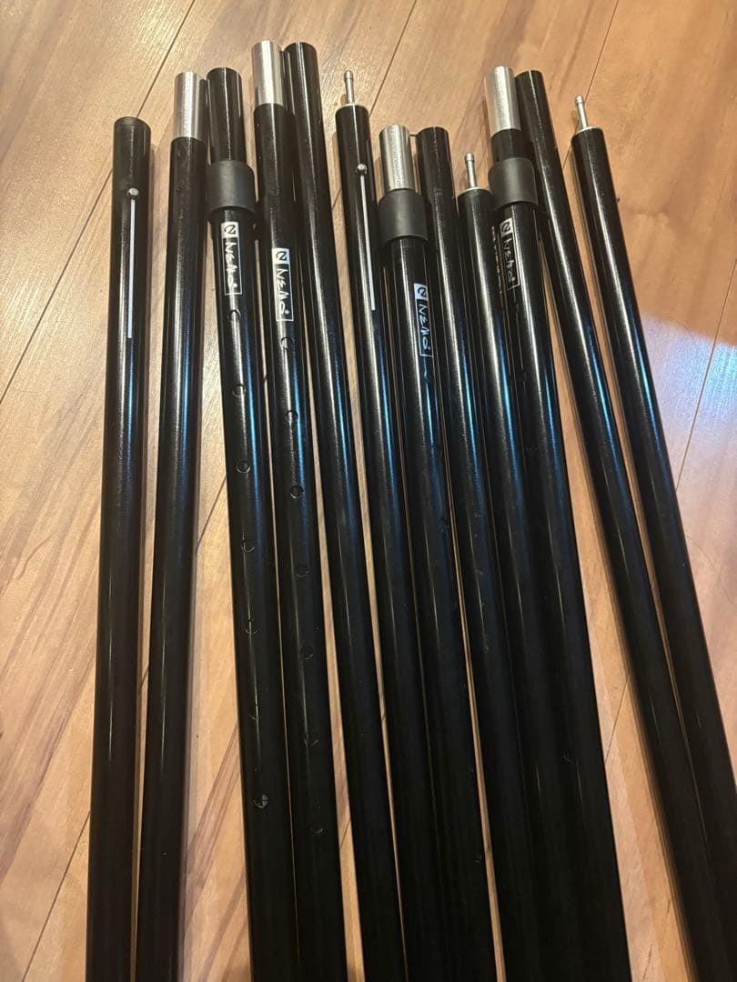 NEMO ニーモ　アジャスタブルタープポールL 4本セット