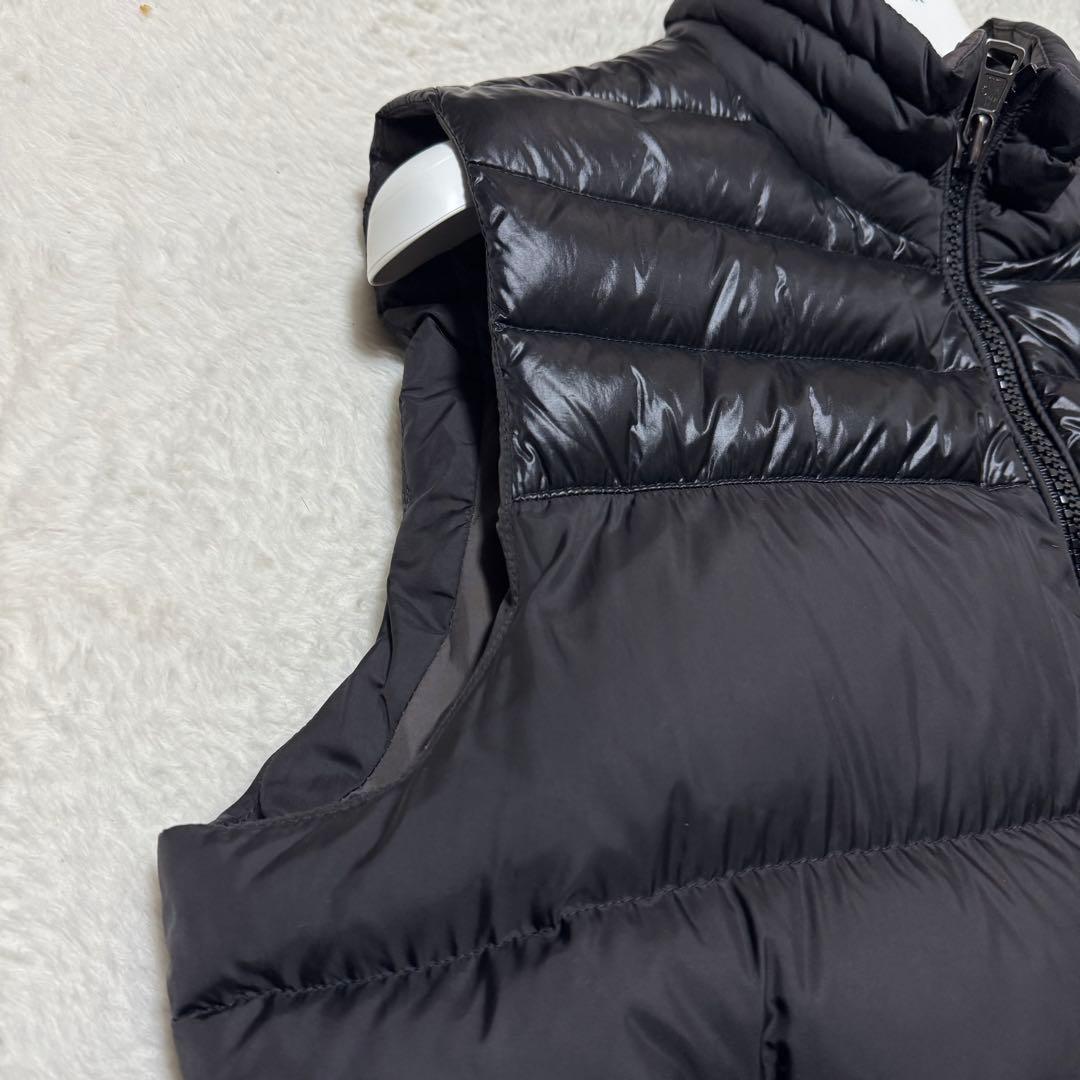 美品！奇跡の5サイズ★ モンクレール　 DUPRES ダウンベスト　黒　切替