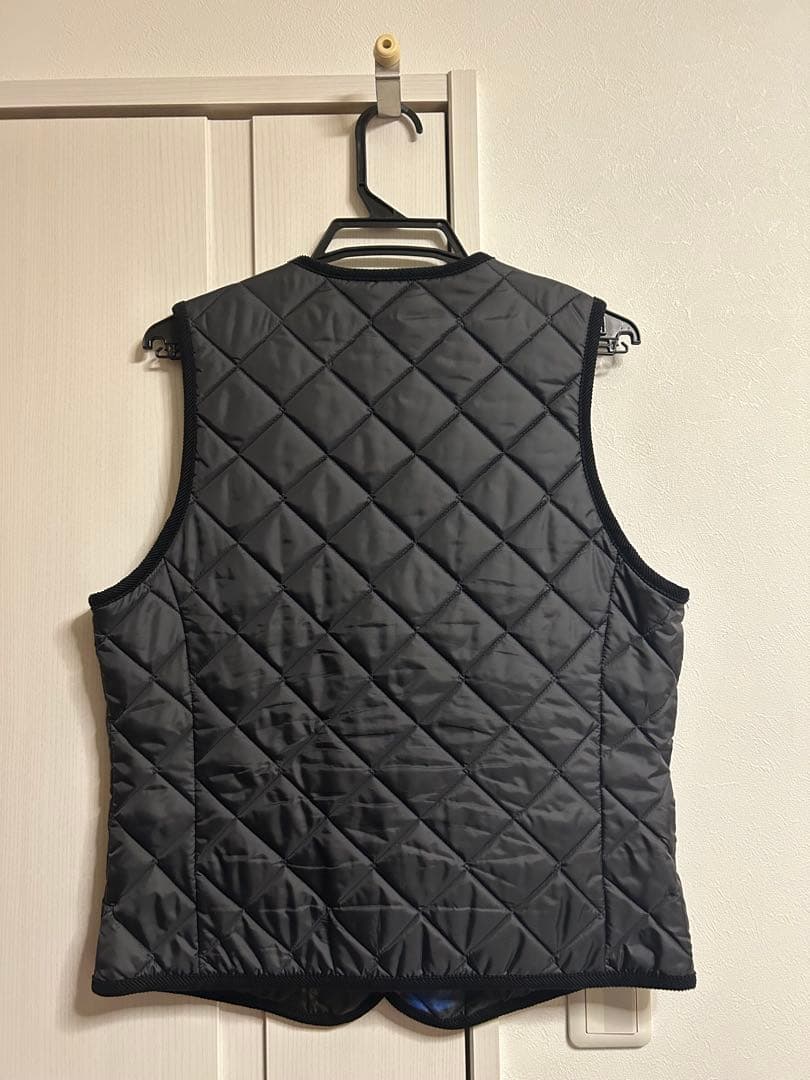 LAVENHAM（ラベンハム）× Paul Smithキルティングベスト黒