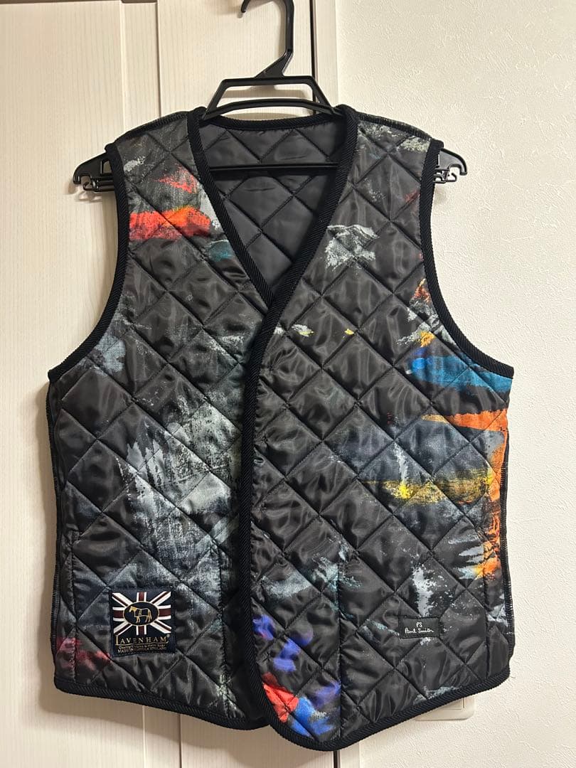 LAVENHAM（ラベンハム）× Paul Smithキルティングベスト黒