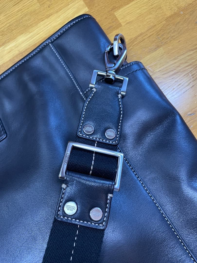美品✨ コーチCOACH ビジネストートバッグ 2way レザー ブラック