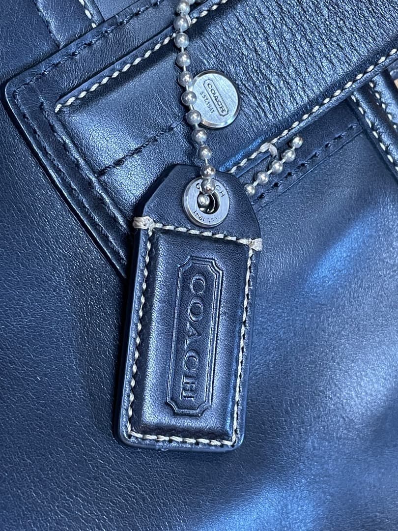 美品✨ コーチCOACH ビジネストートバッグ 2way レザー ブラック