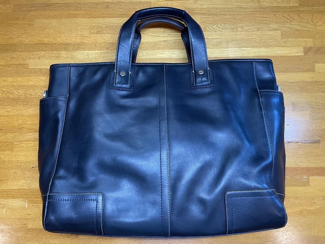 美品✨ コーチCOACH ビジネストートバッグ 2way レザー ブラック