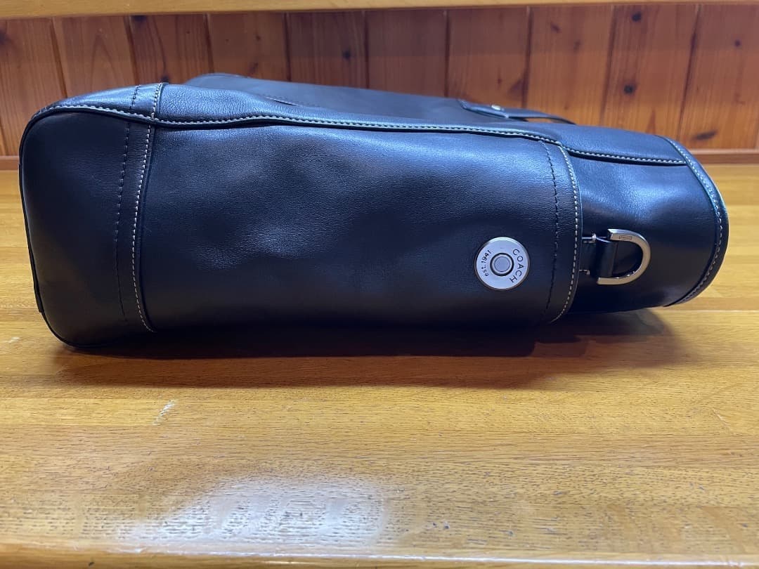 美品✨ コーチCOACH ビジネストートバッグ 2way レザー ブラック