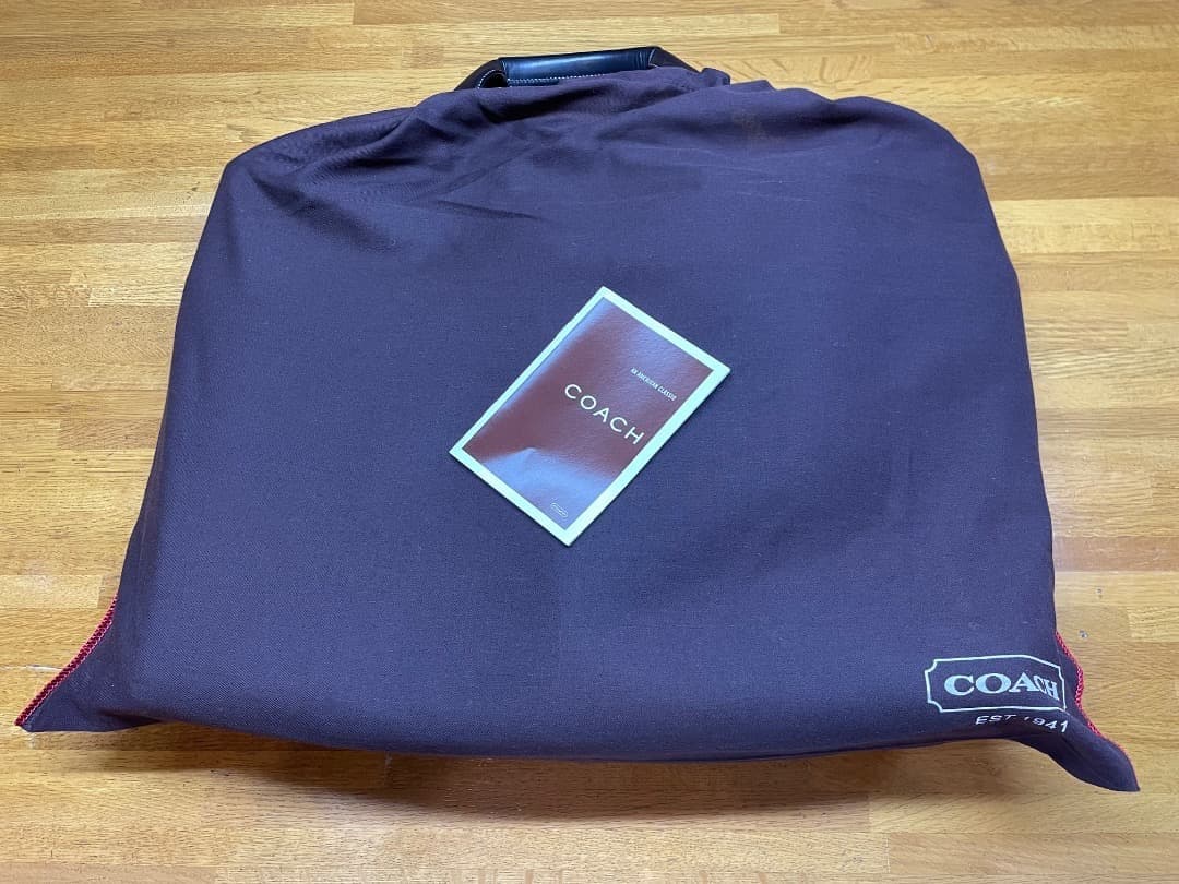美品✨ コーチCOACH ビジネストートバッグ 2way レザー ブラック