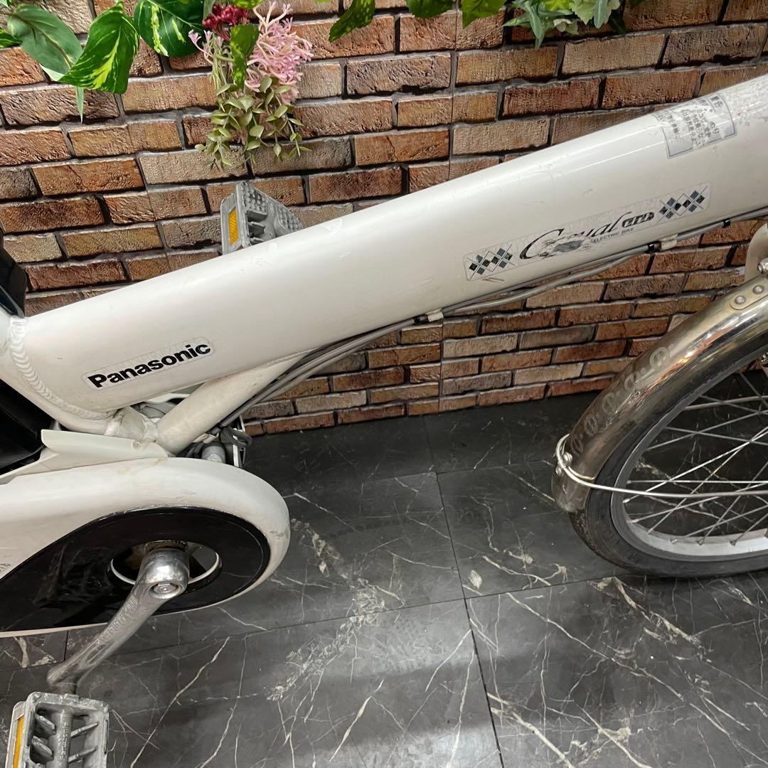 分解配送【94】電動自転車 Panasonic Casual vivi ホワイト