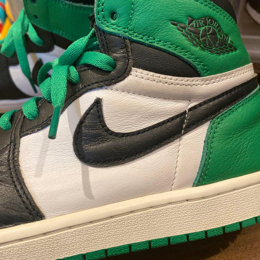 NIKE Air Jordan 1 ブラック/ホワイト/グリーン　26.5cm
