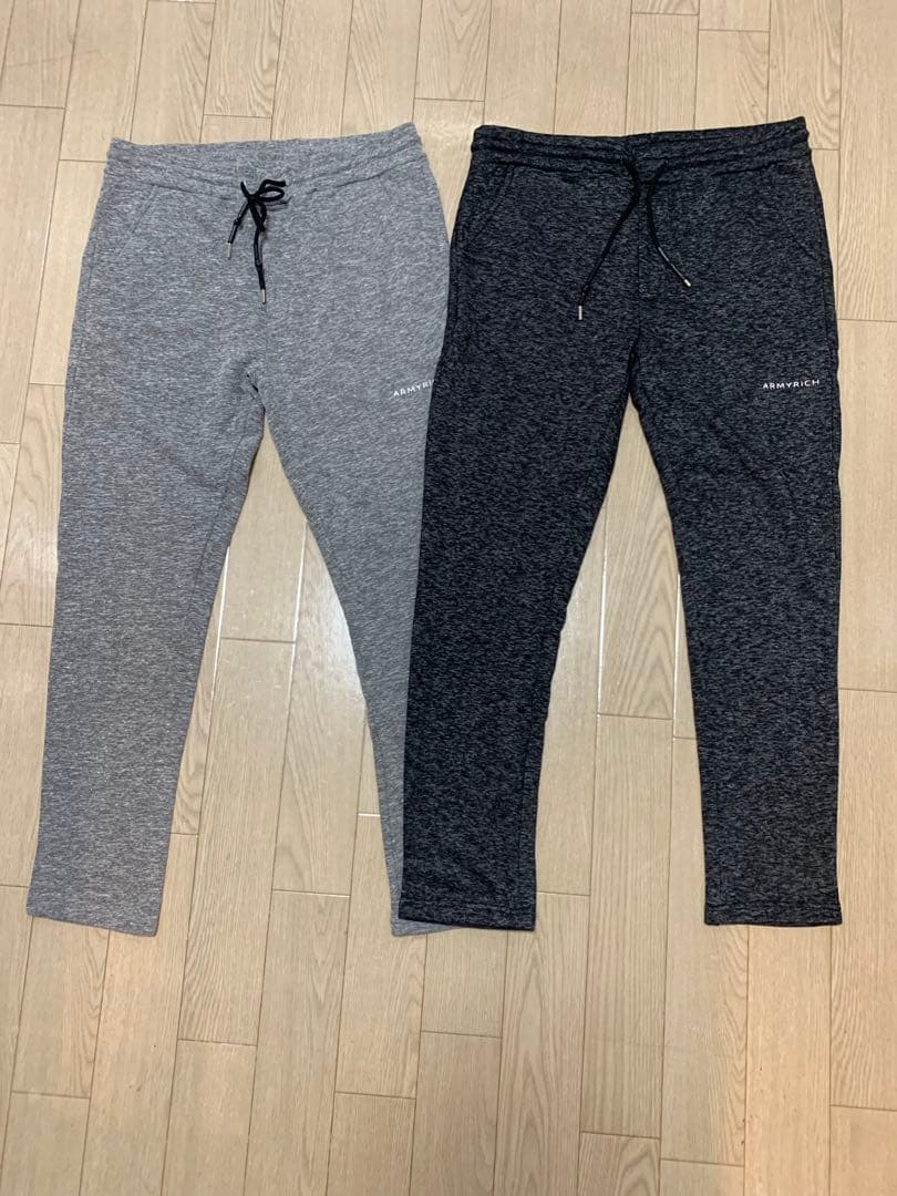 ARMYRICH スリムフィットジャージパンツ 2色セット