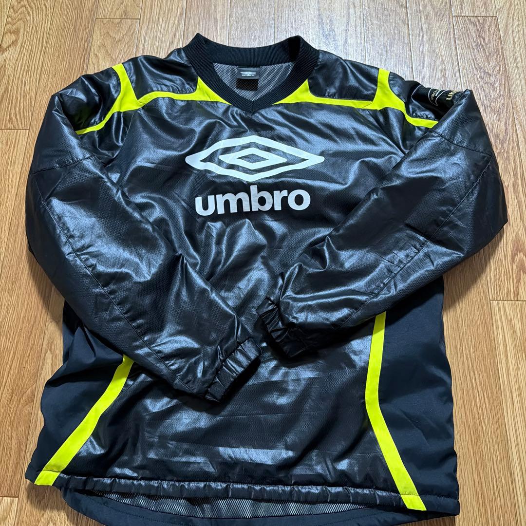 アンブロ　umbro ピステ　上下　セットアップ　ビッグロゴ　黒　M M