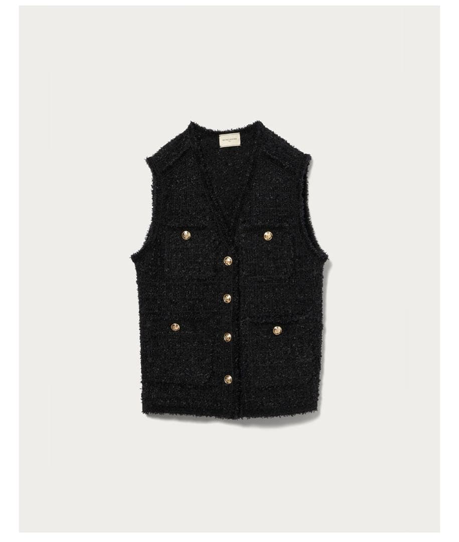 ツイード モールパイピング ベスト　ユナイテッドアローズ ⭐︎美品