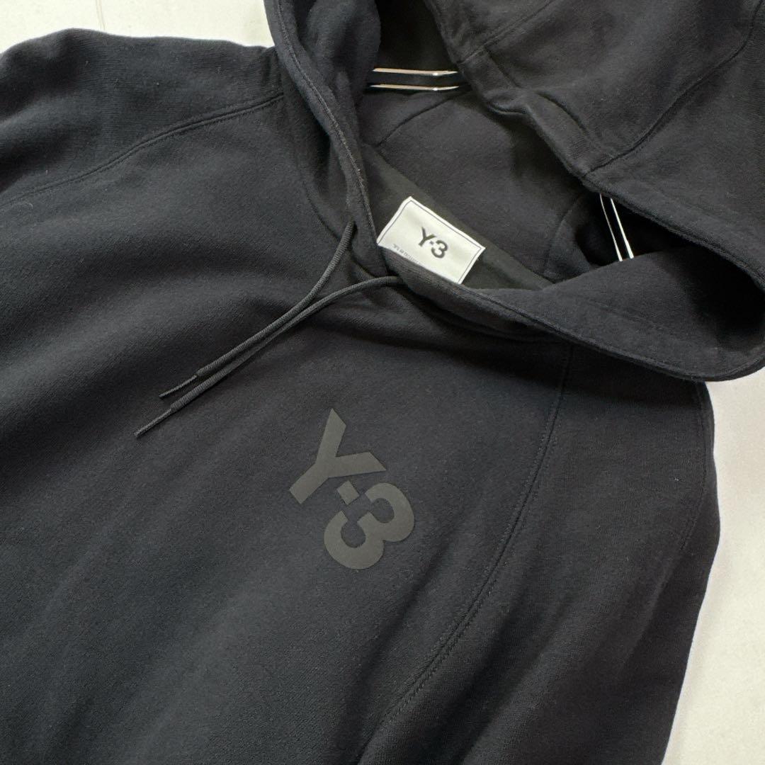 Y-3 クラシックチェストロゴフーディ　XS ブラック　ヨウジヤマモト