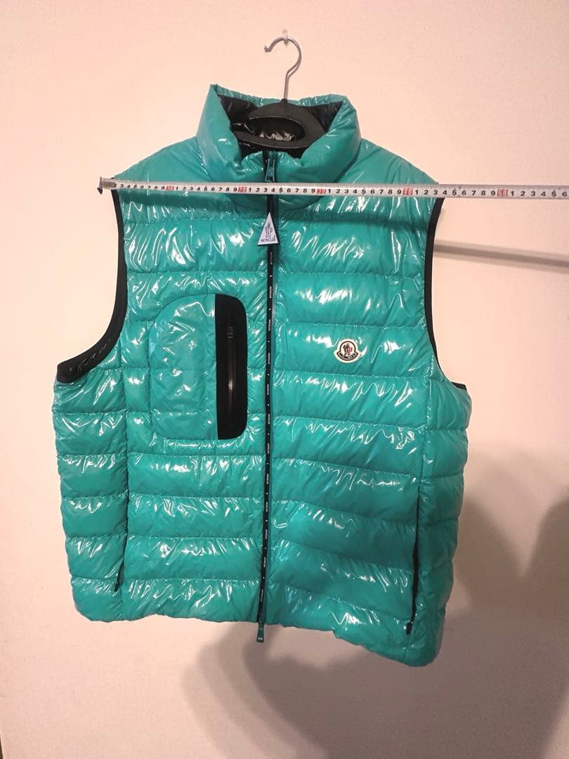 【MONCLER 】ターコイズ ダウンベスト【未着用】