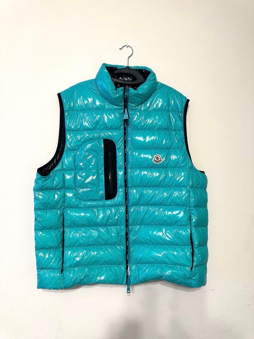 【MONCLER 】ターコイズ ダウンベスト【未着用】