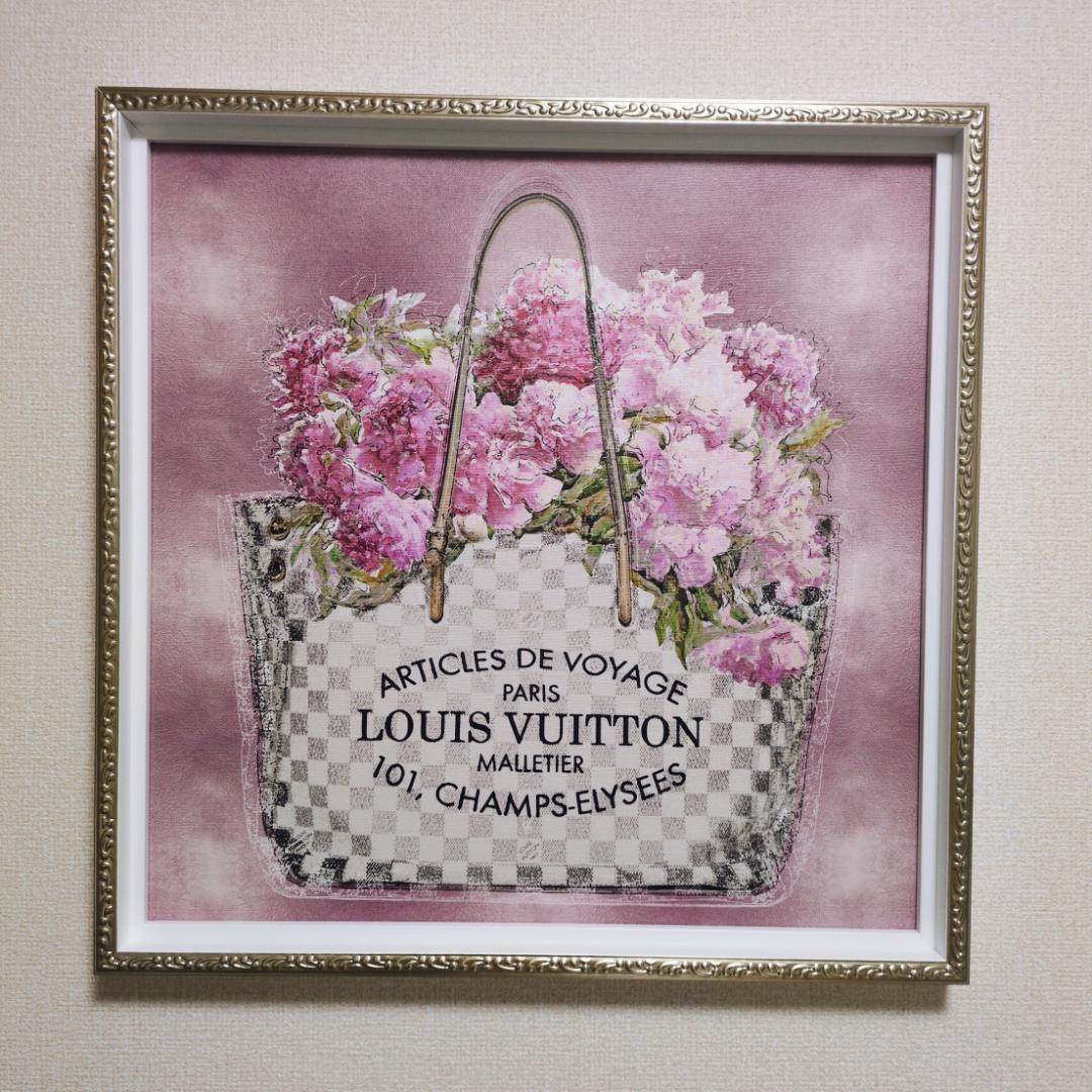 メルカリ市限定価格 アートパネル ルイヴィトン LOUIS VUITTON M
