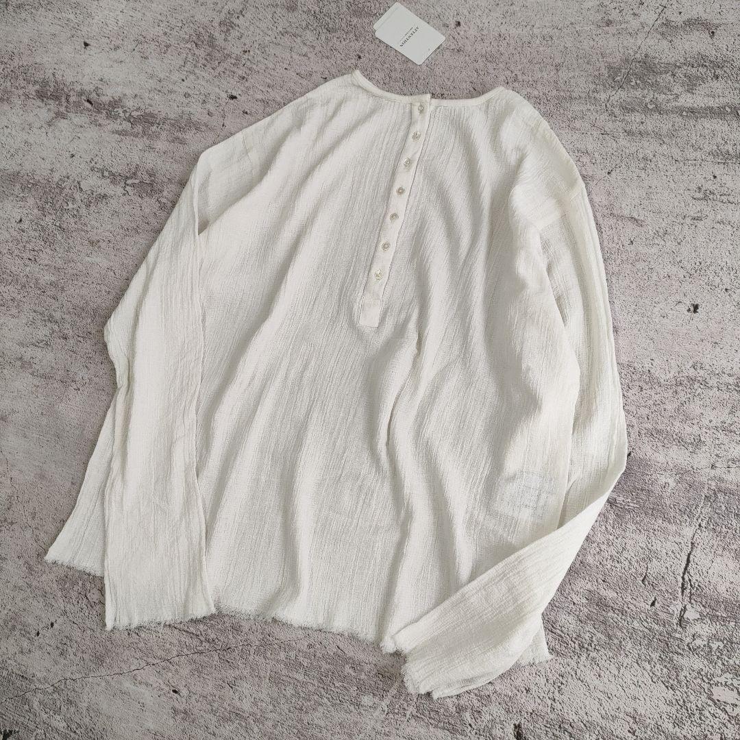 25ss/未使用/FRAMeWORK/楊柳ヘンリーブラウス