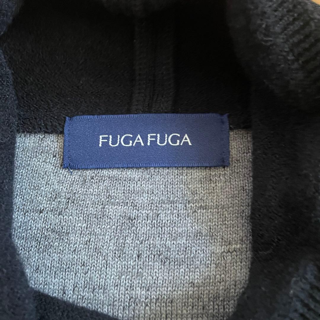 FUGA FUGA パッチワークニットワンピース