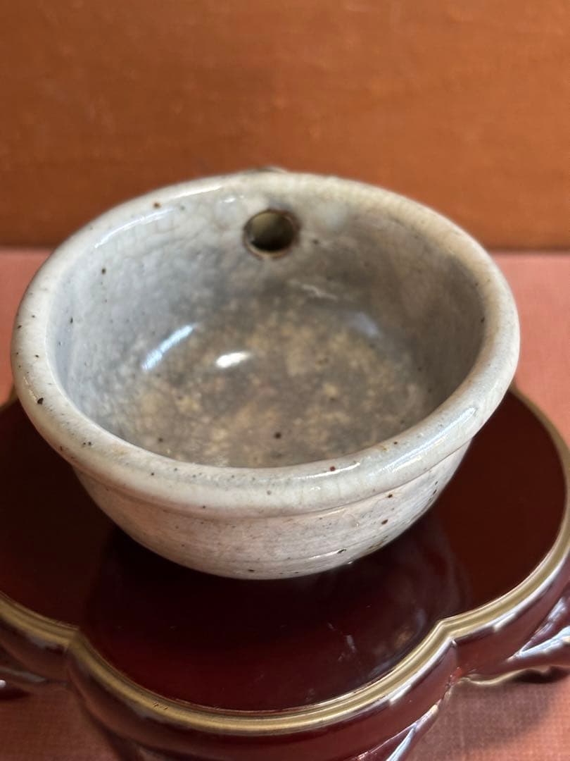やまちゃん様専河井寛次郎作藁灰釉片口碗　検小鳥達の水場　一品物