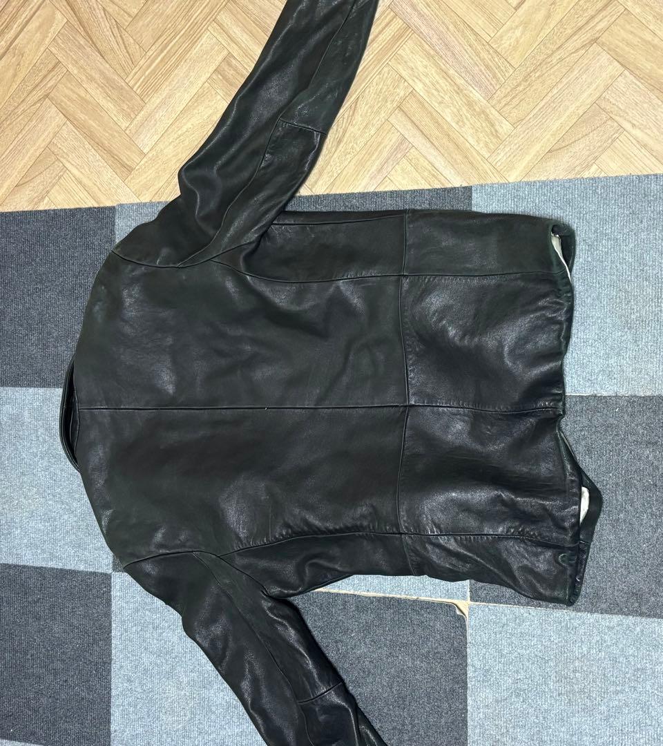 ショーンジョン　レザージャケット ボタン付き