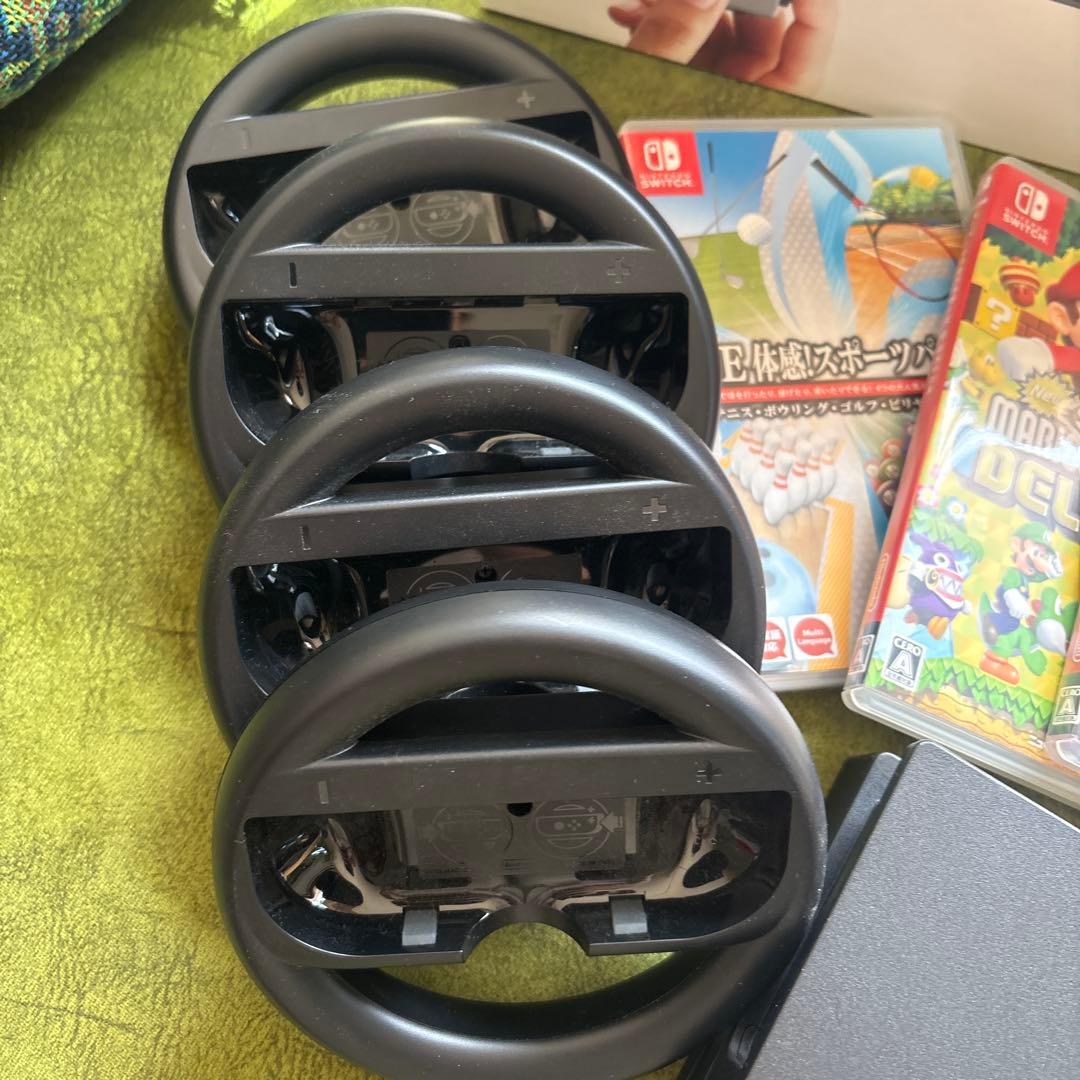 Nintendo Switch 本体 + ゲームソフト6本 ジョイコン4本