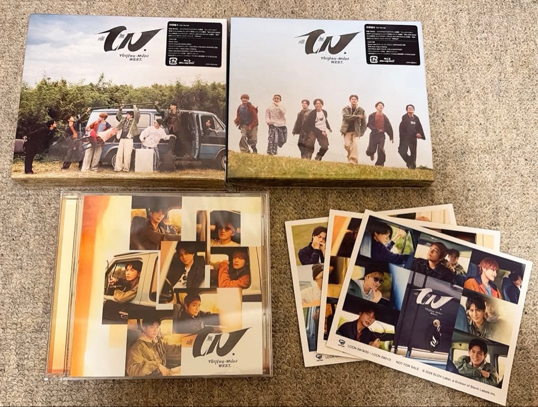 WEST. 「唯一無二」　CD+ Blu-ray 3形態