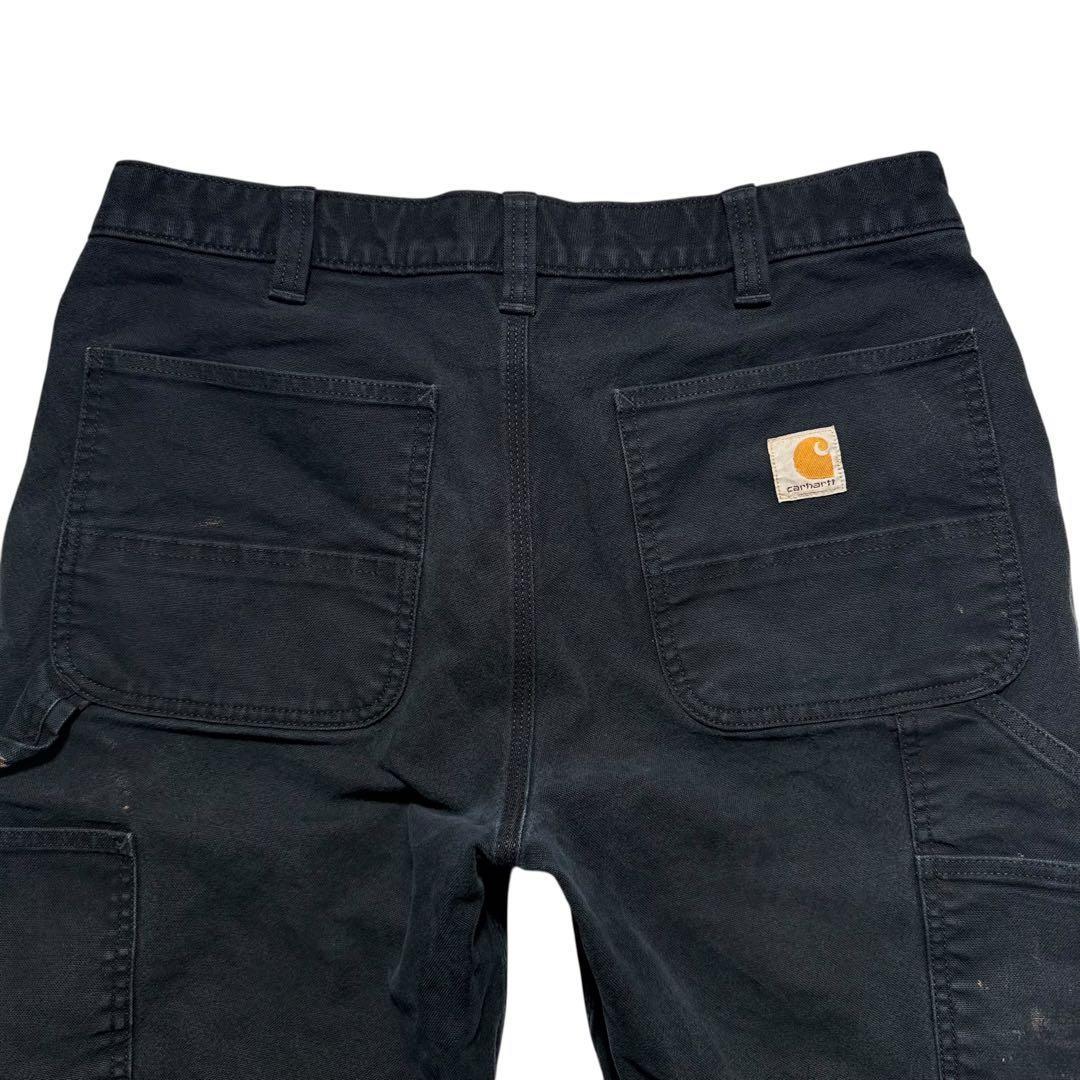 S*e様 カーハート ブラック ダブルニーダックペインターパンツ Carhart