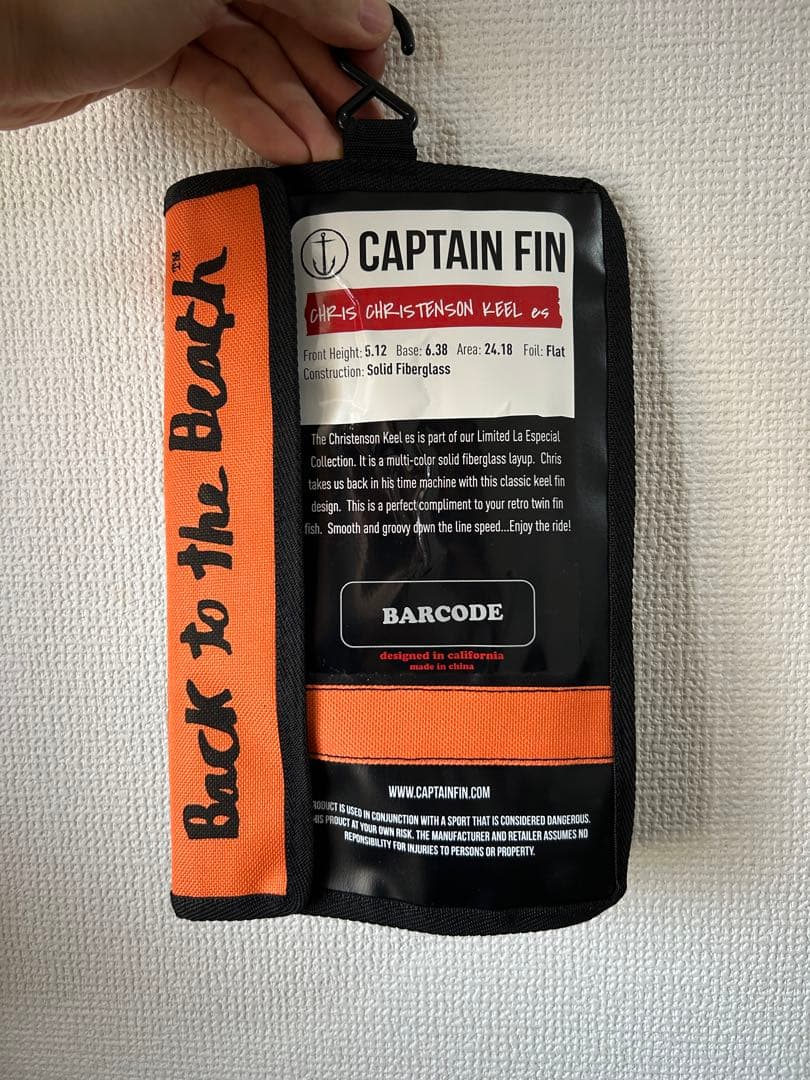 新品未使用CAPTAIN FIN CHRIS CHRISTENSON