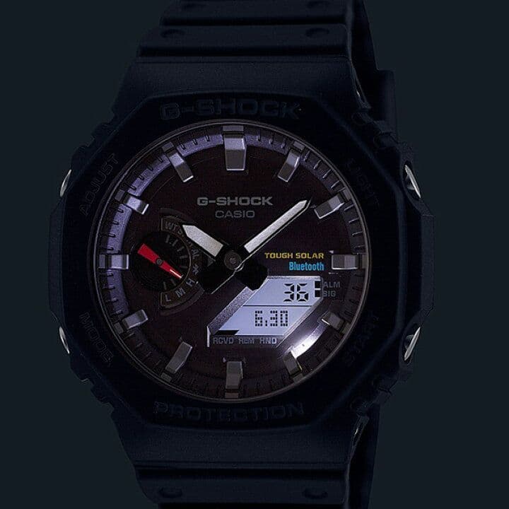 [良品] Gショック スマホリンク ソーラー腕時計 GA-B2100-1AJF