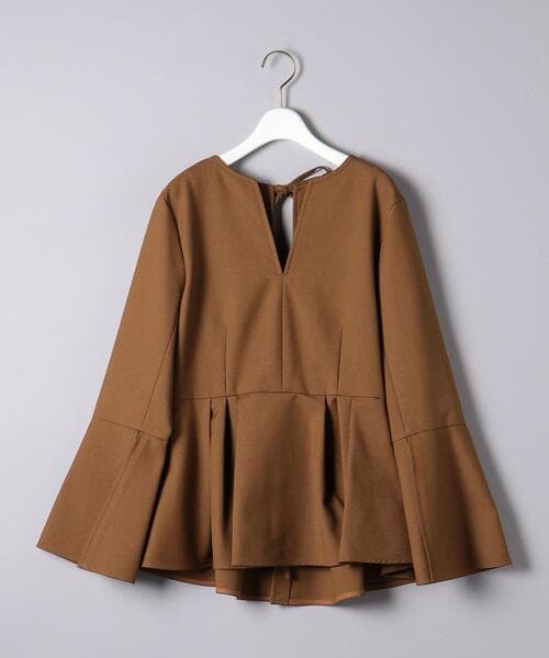 *タグ付き* AEWEN MATOPH バックリボンフレアキーネックブラウス