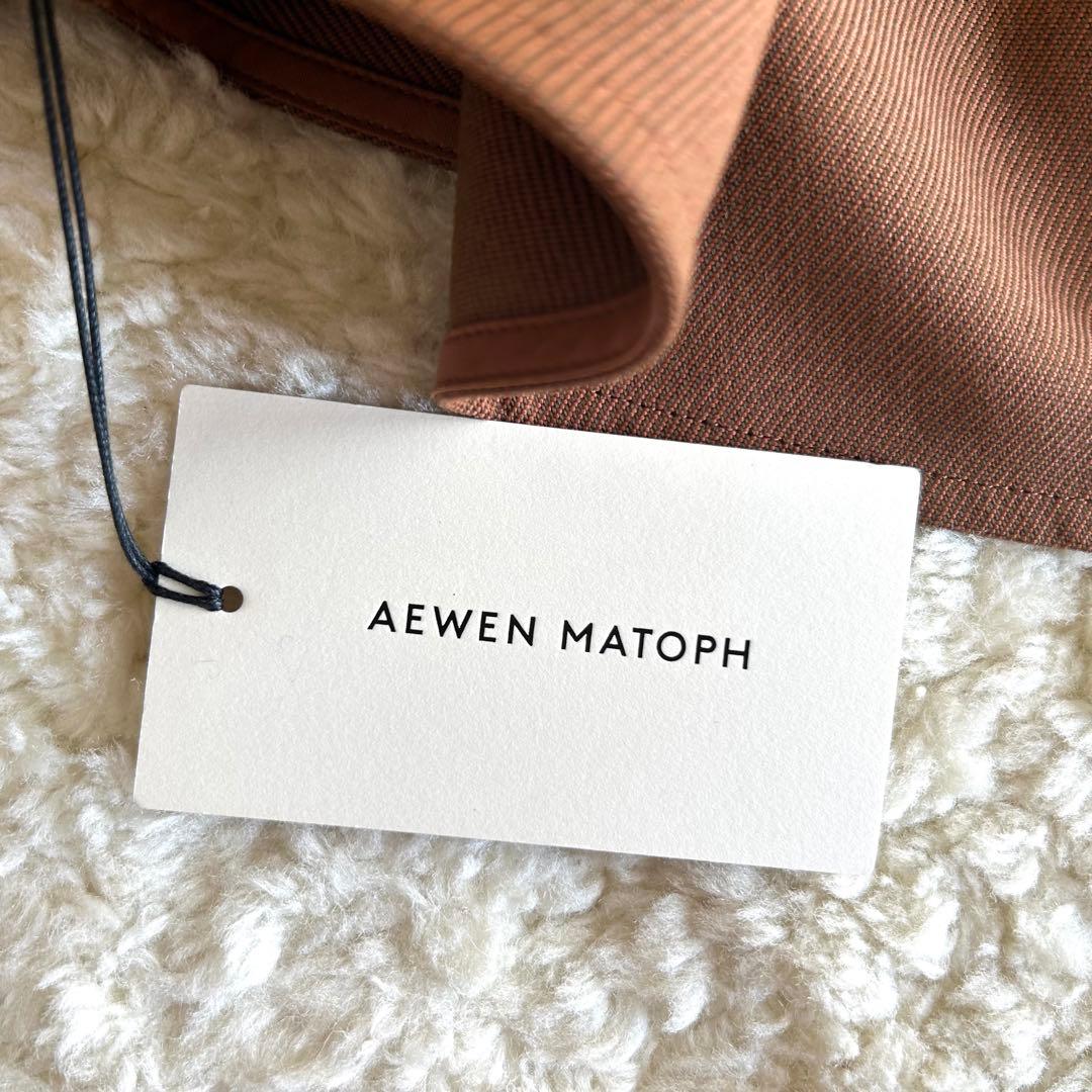 *タグ付き* AEWEN MATOPH バックリボンフレアキーネックブラウス