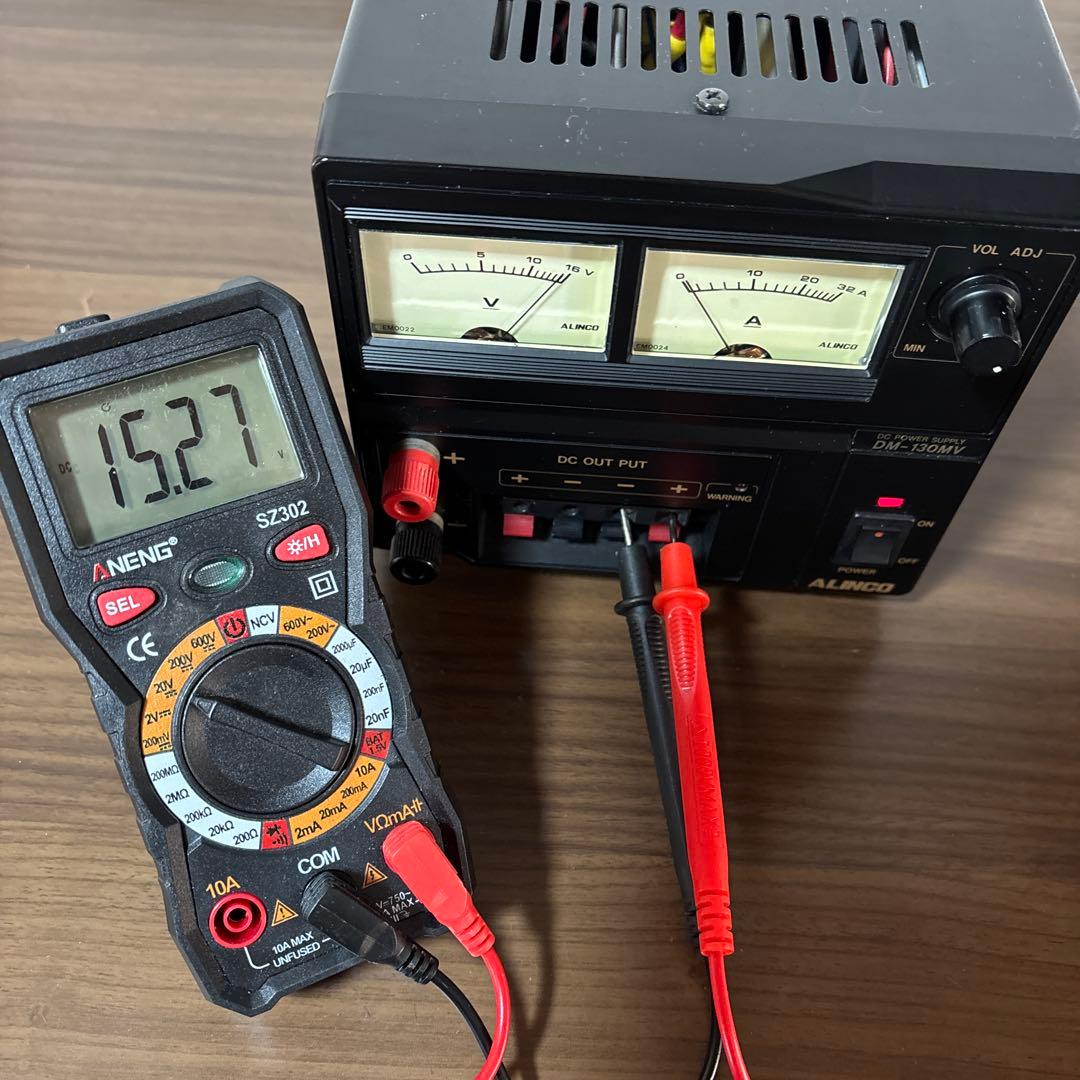 アルインコ 電圧可変型　30A安定化電源　DM-130MV（現状）1.