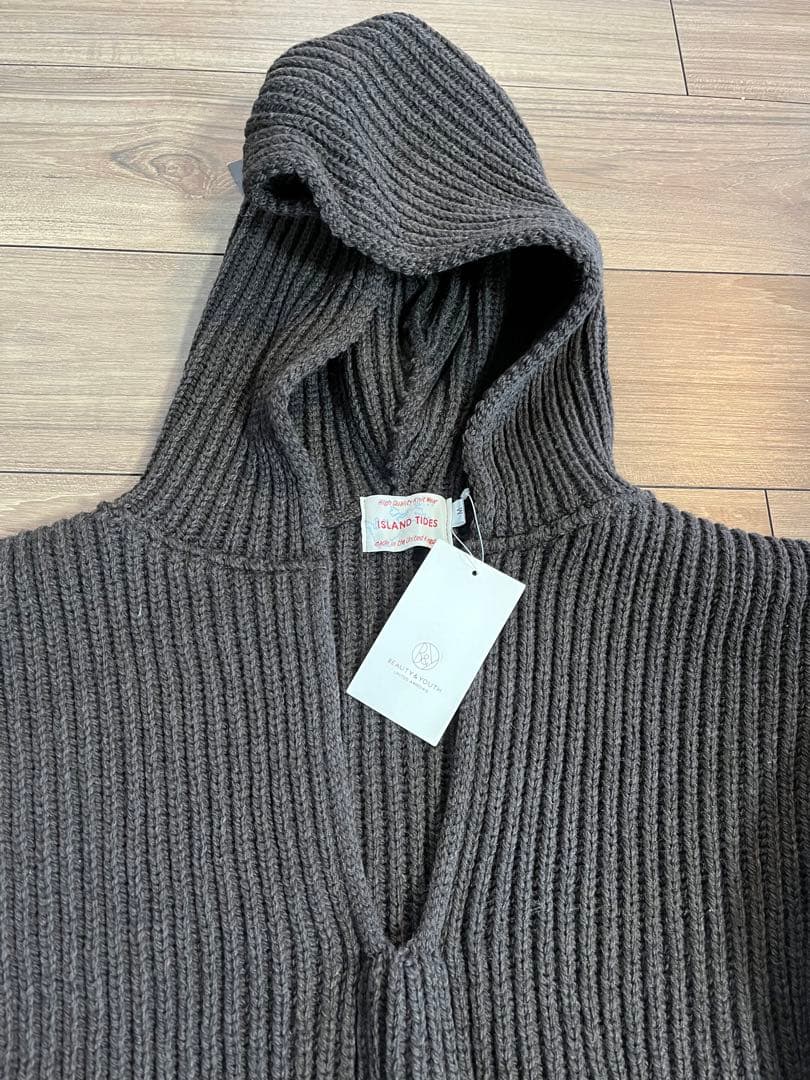 【新品】Ｂ＆Ｙ　ＡＲＲＯＷＳ　ニットパーカー　アイランドタイド　アローズ