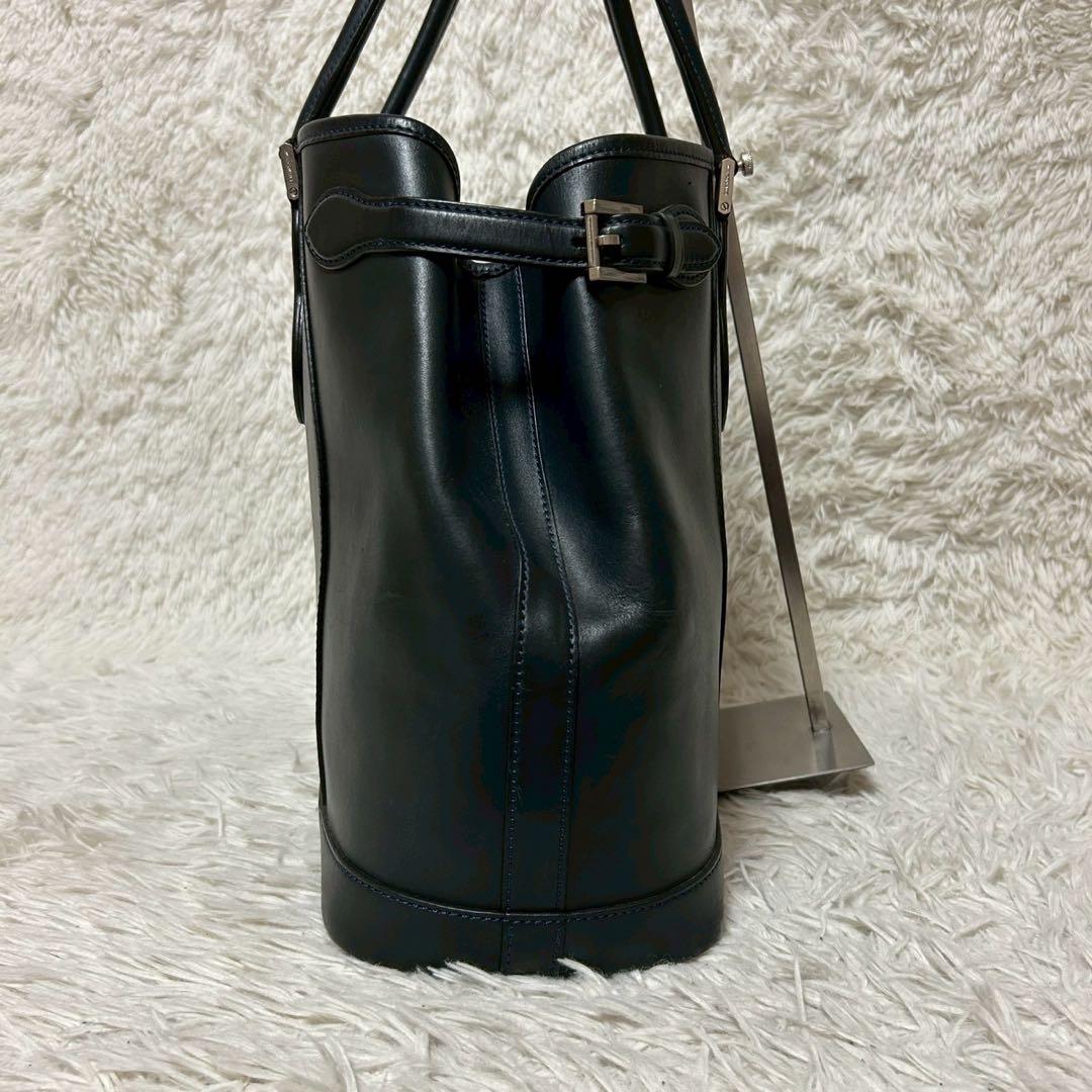 極美品✨ワイルドスワンズ　ドラッカー　ビジネスバッグ　トートバッグ　ネイビー
