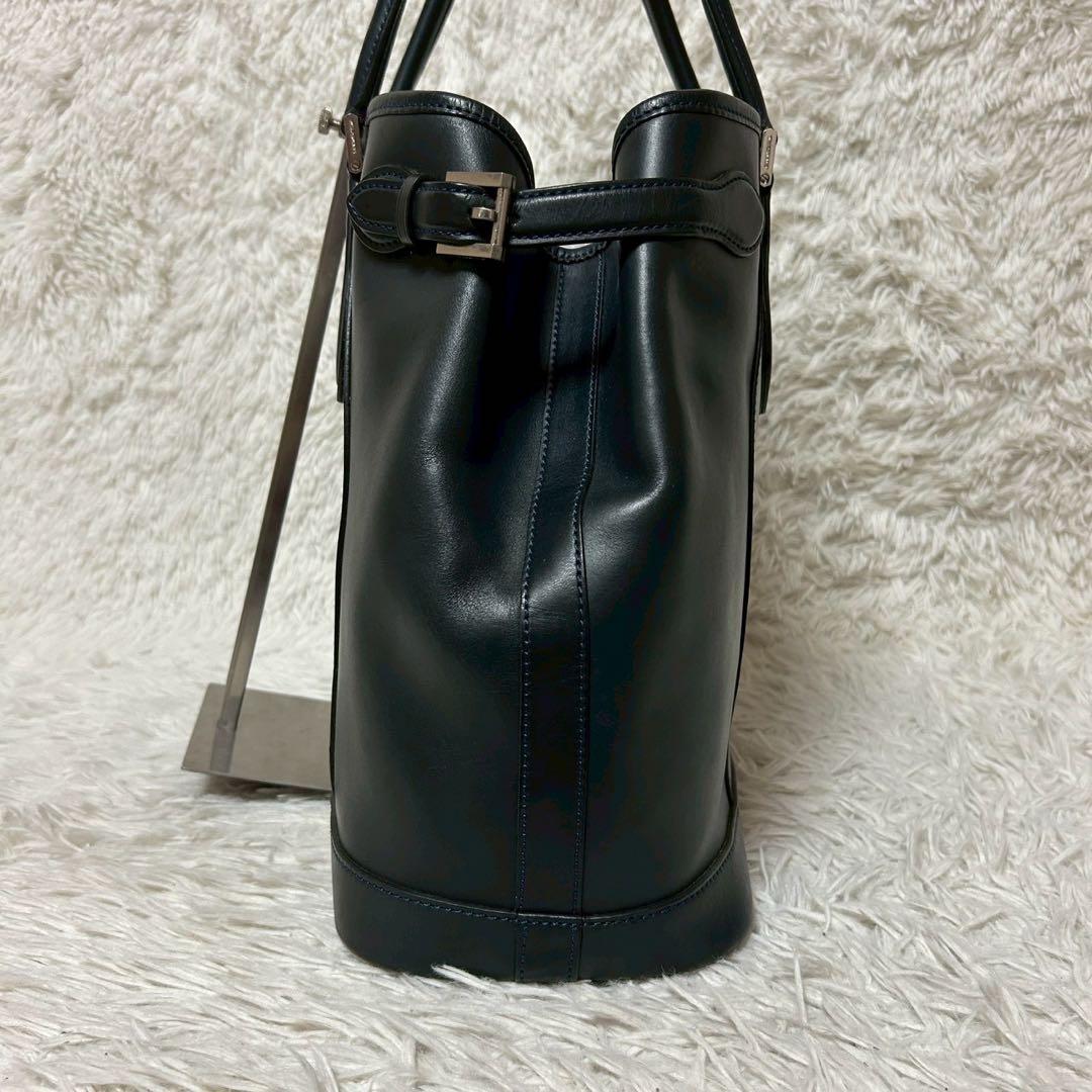 極美品✨ワイルドスワンズ　ドラッカー　ビジネスバッグ　トートバッグ　ネイビー