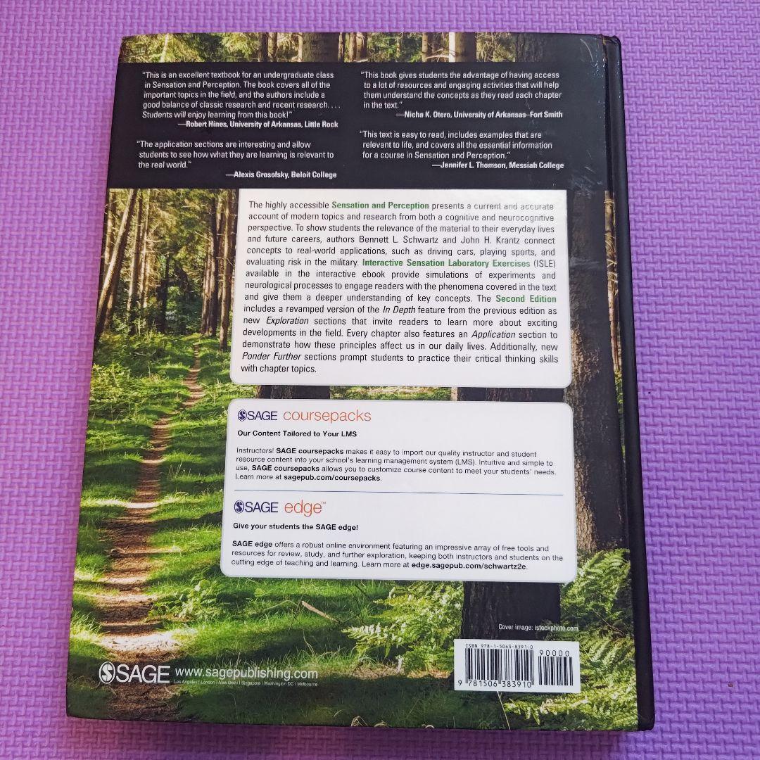 [美品]Sensation & Perception 2nd edition