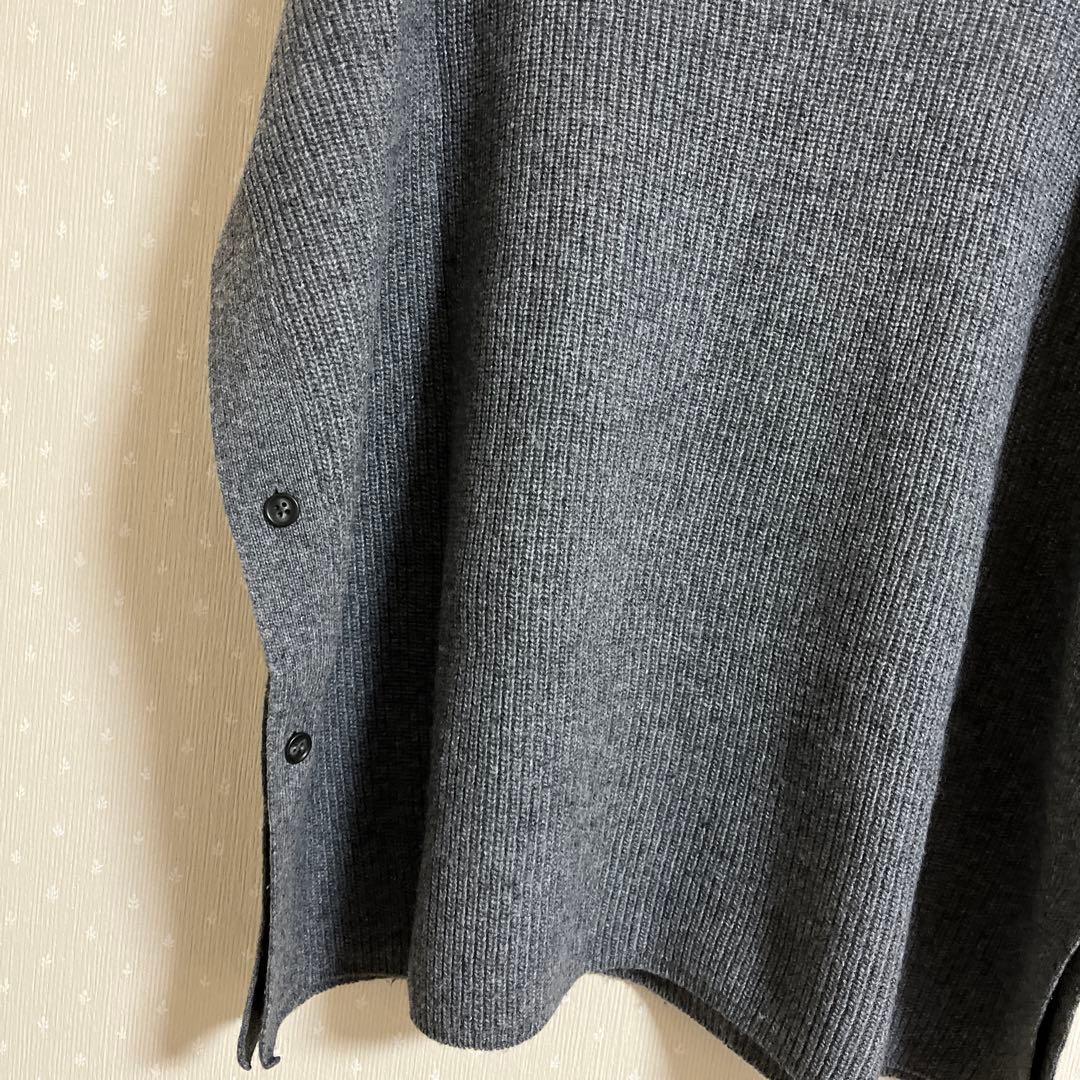 IENA イエナ カシミヤ混ウールレーヨン 2WAYベスト　グレー　ニット