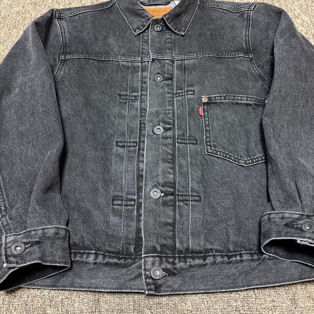 Levi's PREMIUM デニムジャケット ブラックデニム　S