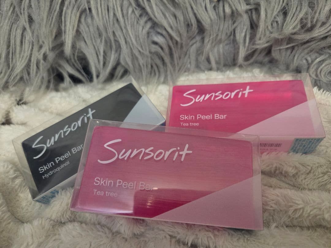 Sunsorit Skin Peel Bar 135g 赤 黒