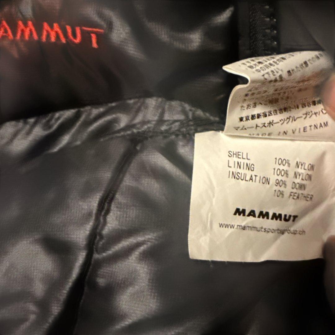 マムート　MAMMUT ブラック ダウンベスト 750+