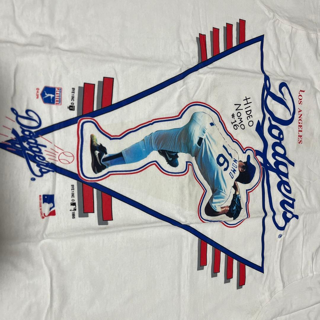 90s USA製 野茂英雄 Dodgers Tシャツ デッドストック