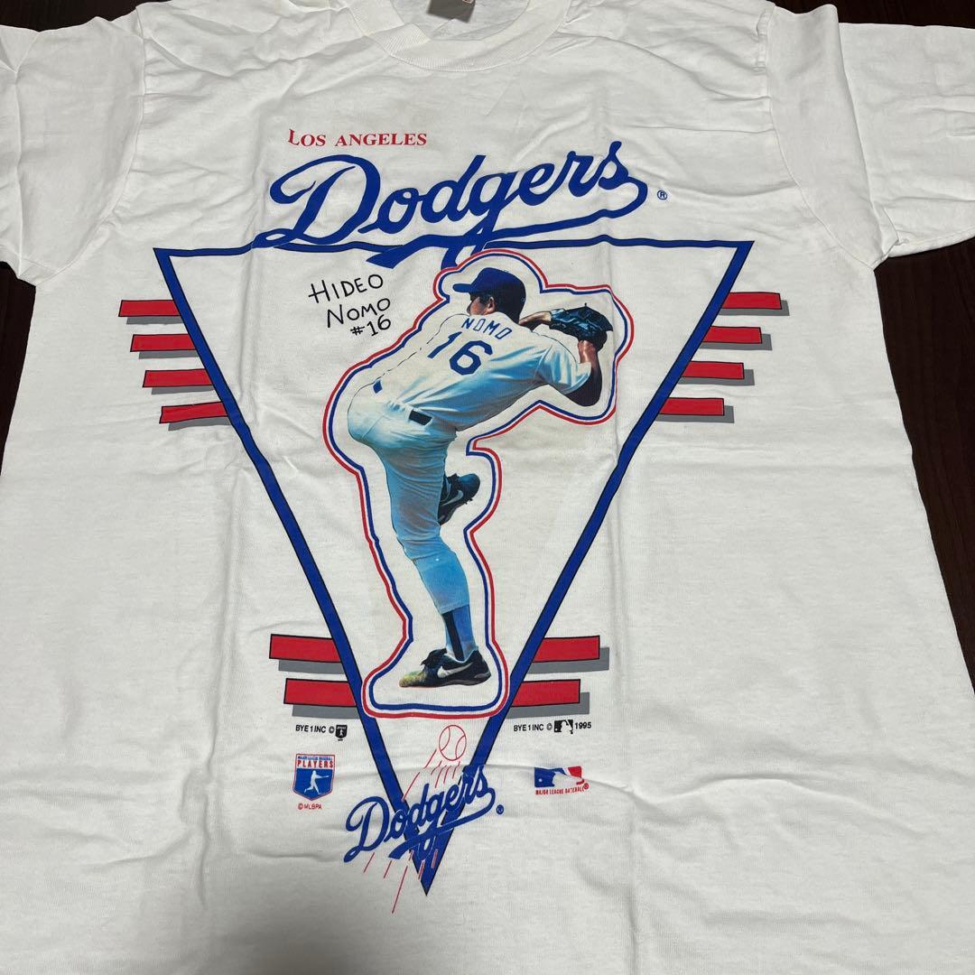 90s USA製 野茂英雄 Dodgers Tシャツ デッドストック