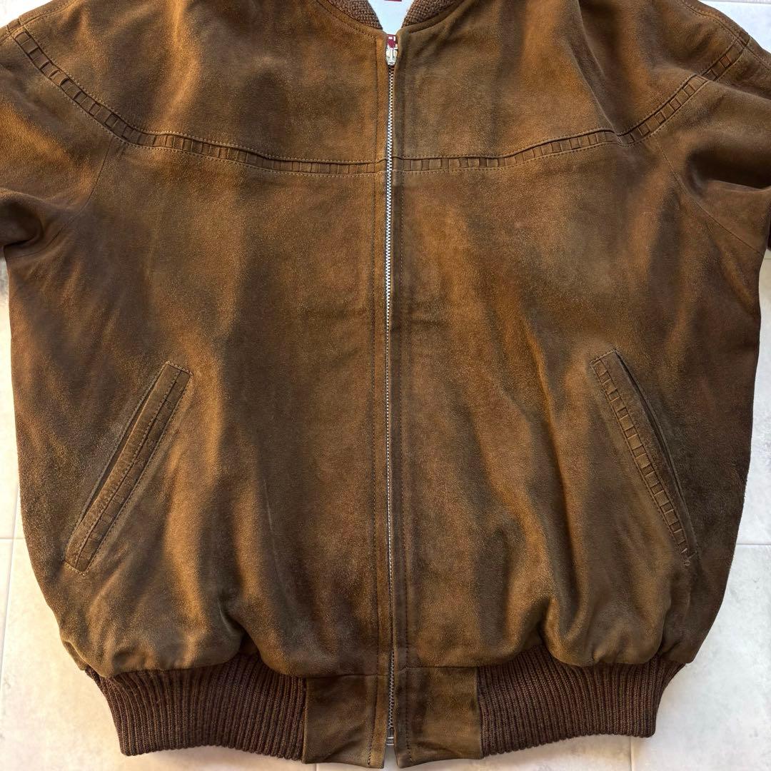 【Vintage】マックレガー ラムレザー ダービージャケット XL 短丈