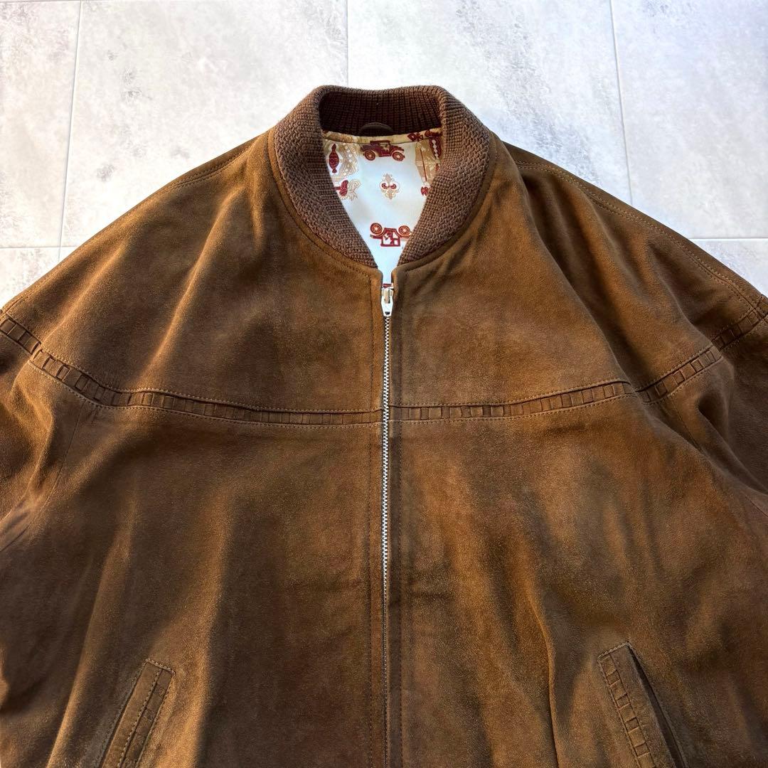 【Vintage】マックレガー ラムレザー ダービージャケット XL 短丈